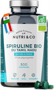 Spiruline Bio AB | 500 Comprimés de 500 mg 