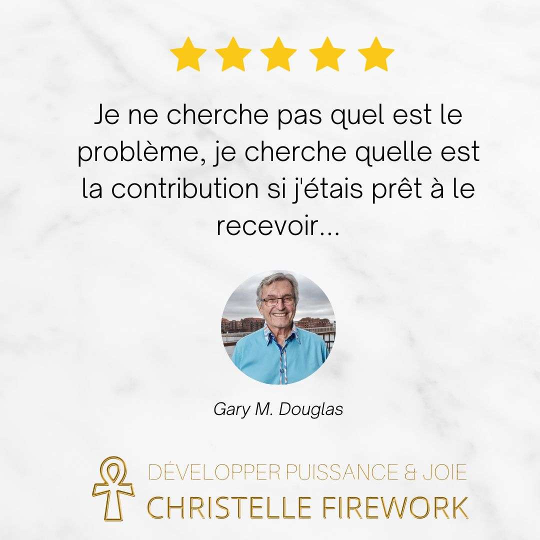 Je ne cherche pas quel est le problème, je cherche quelle est la contribution si j'étais prêt à le recevoir...
