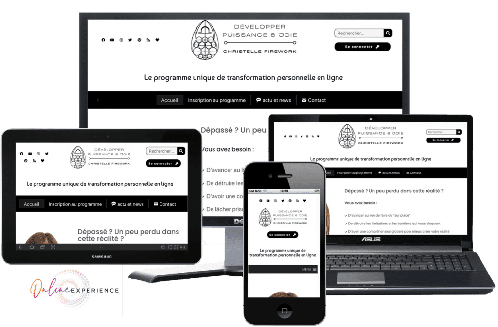programme en ligne de transformation personnelle