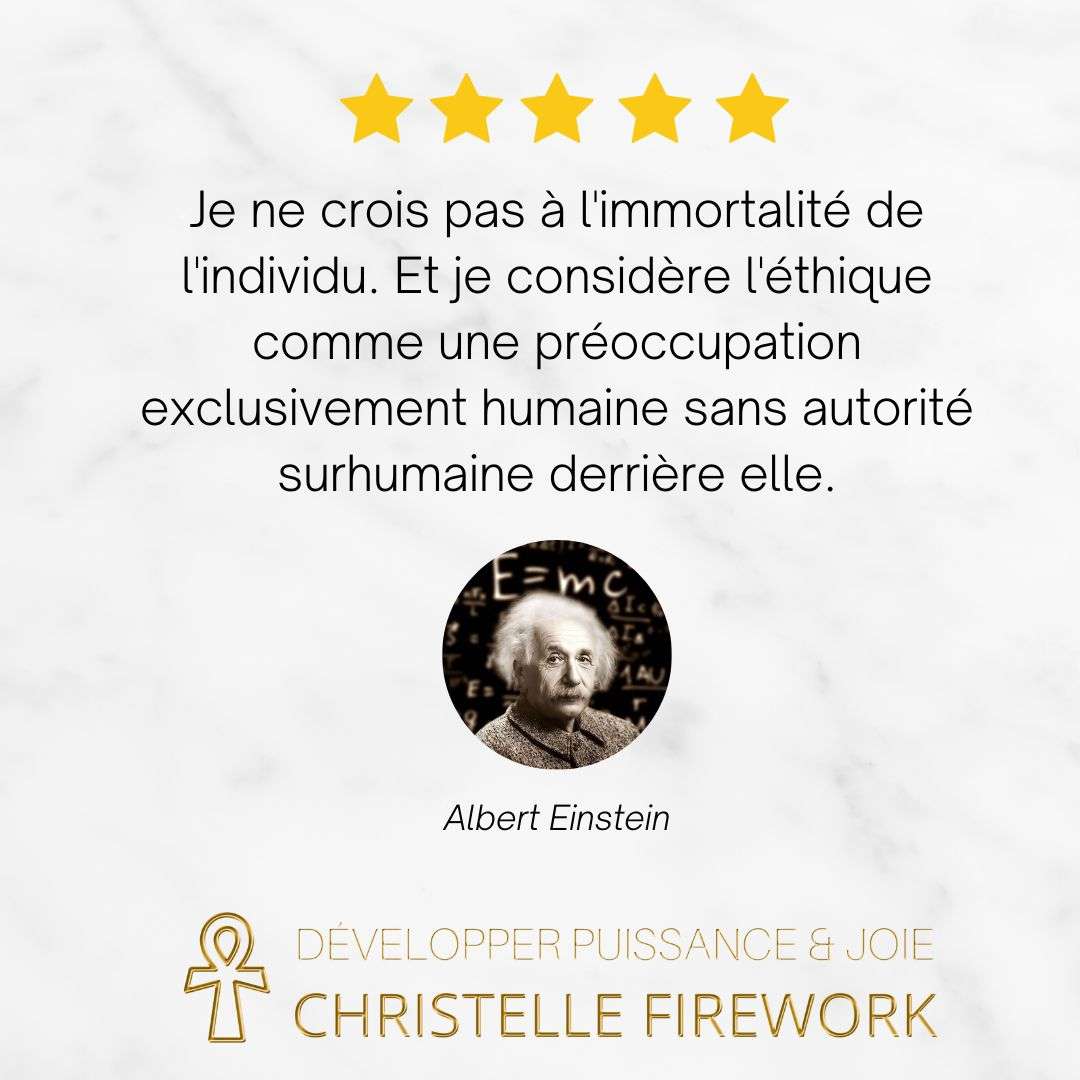 L'éthique est exclusivement humaine sans autorité surhumaine