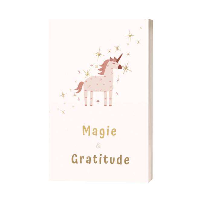 Cahier de gratitude Magie & Gratitude unicorn