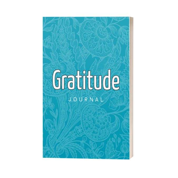 2. Journal de gratitude 120 pages lignée A5 - Cahier de gratitude Blue Flower