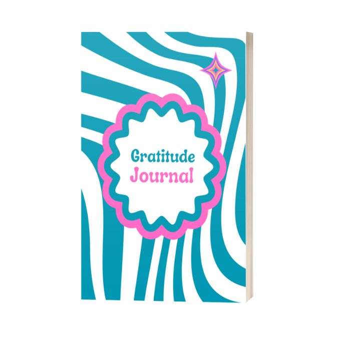 10. Journal de gratitude 120 pages lignée A5 - Cahier de gratitude Zebra